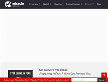 Tablet Screenshot of miraclechannel.ca